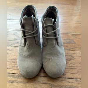 TOMS Wedge Booties